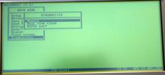 Data General Walkabout Diagnostics Menu