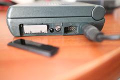 View of the IR and serial port with IR cover removed