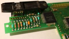 HP-75D card reader/writer close-up