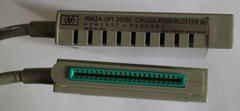 HP 9862A plotter interface module and connector
