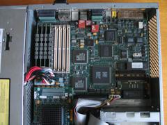 Inside of the Indy with graphics board removed