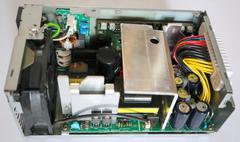 Inside the O2 power supply (side view)