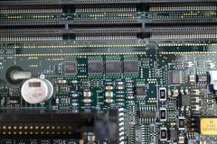 Close-up of the pesky DS1780E chips on the C-brick board
