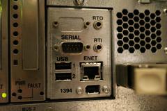 Close-up of the I-brick ports