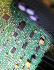 Close-up of the DS1780 on the L1 board inside the R-brick