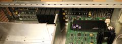 Close-up of the router board inside the R-brick