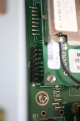 Voltage test pins