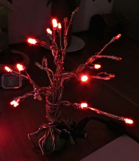 Decorative copper tree